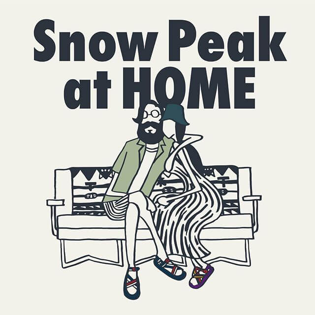アウトドア スポーツ ファッション イラスト カジュアル スタイリッシュ おしゃれ メンズライクのバナー Snow Peak At Home Banner Library