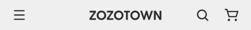 zozo_header_spのUIパーツデザイン一覧（スマホデザイン） - ECサイト・カジュアル