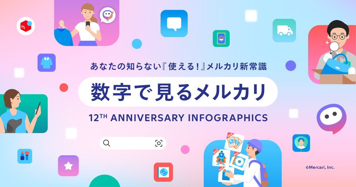 通信会社・サービス かわいい カジュアル にぎやか・ポップ イラストのバナーデザイン